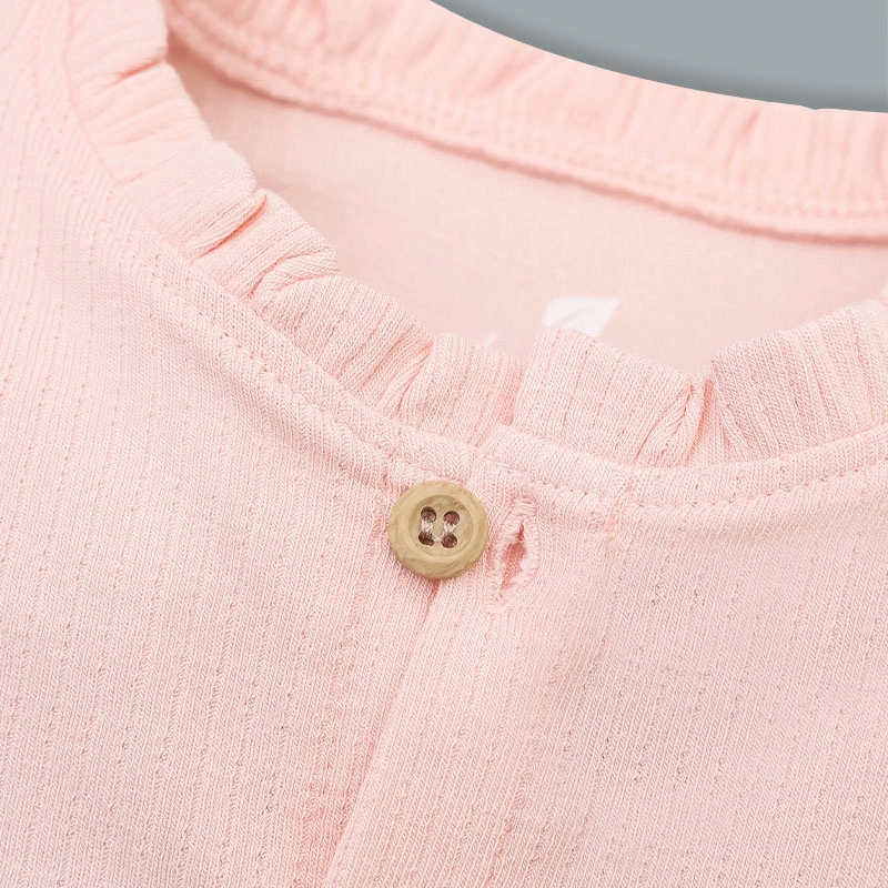 Bộ sát nách bé gái Lullaby NH559N màu be 17