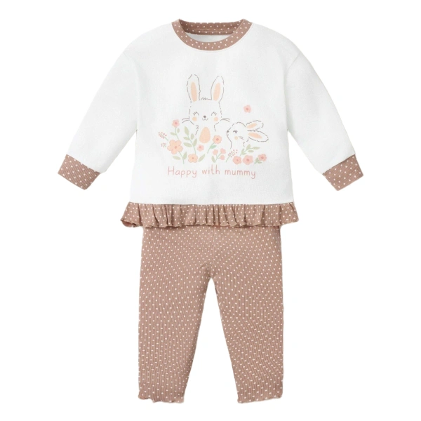 Bộ bé gái Ualarogo petit hồng