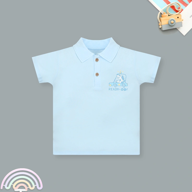 Bộ tay ngắn bé trai Lullaby NH556N màu xanh 2