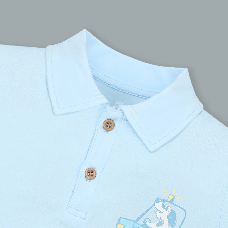 Bộ tay ngắn bé trai Lullaby NH556N màu xanh 4