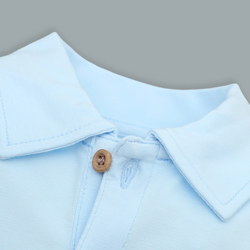 Bộ tay ngắn bé trai Lullaby NH556N màu xanh 6