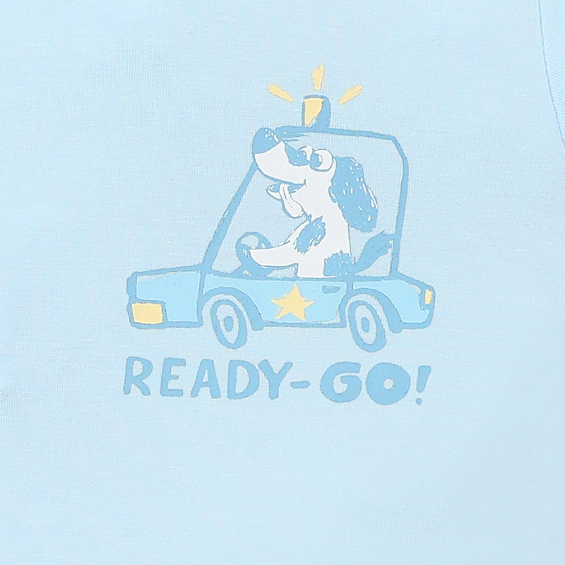 Bộ tay ngắn bé trai Lullaby NH556N màu xanh 7