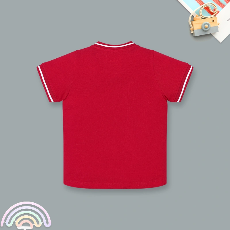 Bộ tay ngắn bé trai Rabity 965.006 màu đỏ 3