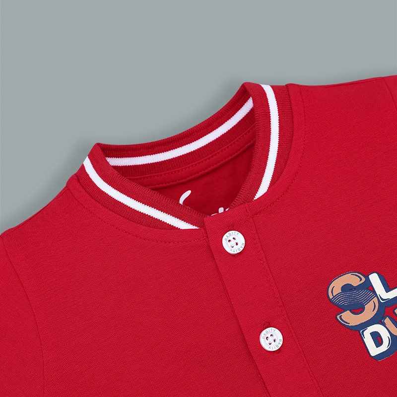 Bộ tay ngắn bé trai Rabity 965.006 màu đỏ 4