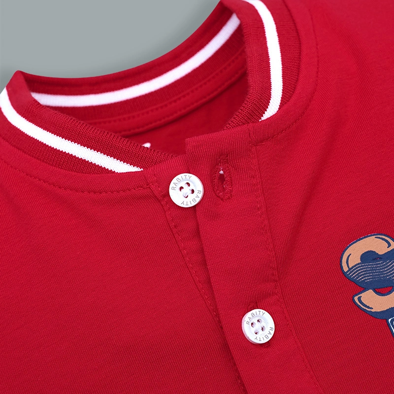 Bộ tay ngắn bé trai Rabity 965.006 màu đỏ 6