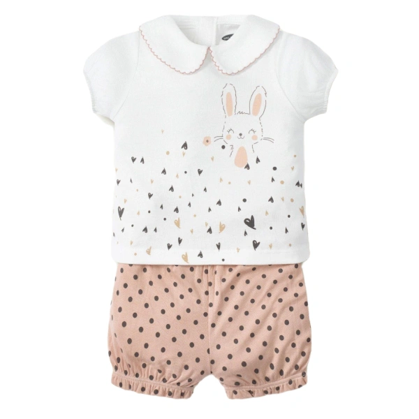 Bộ bé gái Ualarogo petit hồng