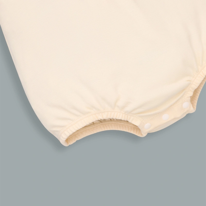 Bodysuit tay dài kèm băng đô La Pomme bông hoa thanh lịch màu vàng 9