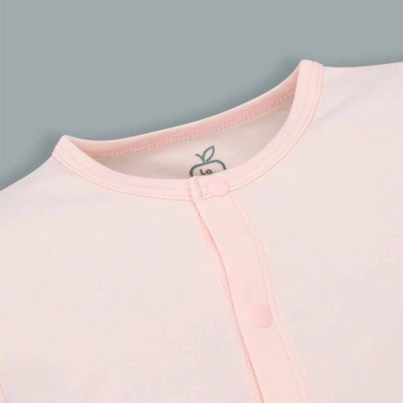 Bodysuit tay dài La Pomme giấc mơ mềm mại màu hồng 6