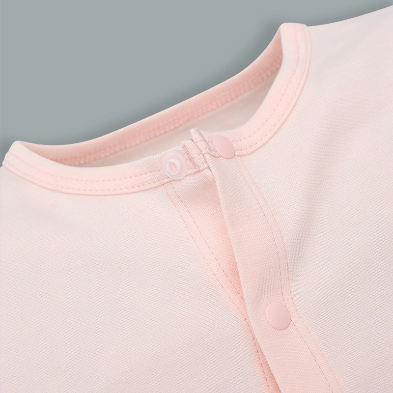 Bodysuit tay dài La Pomme giấc mơ mềm mại màu hồng 9