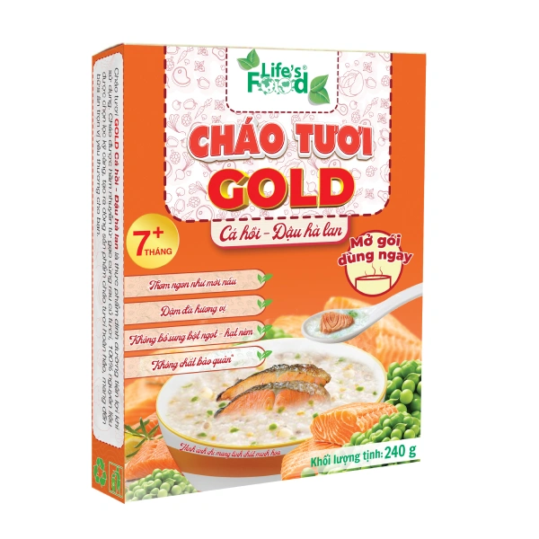 Cháo tươi Life's Food vị cá hồi đậu hà lan