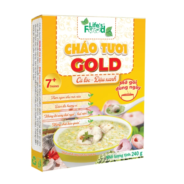 Cháo tươi Life's Food vị cá lóc đậu xanh