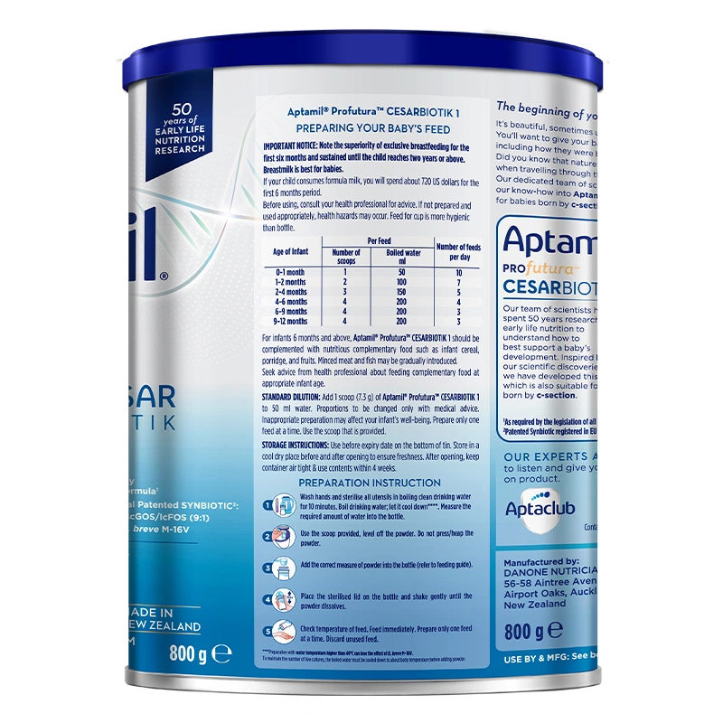Combo 2 sữa bột Aptamil Profutura Cesarbiotik số 1 800g (từ 0 - 12 tháng) - Giao bao bì ngẫu nhiên 3