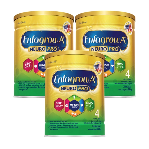 Combo 3 sữa bột Enfagrow A+ Neuropro số 4