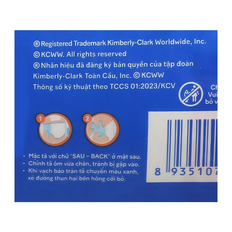 Tã quần Huggies Skincare Jumbo size XL 32 miếng (12 - 17 kg) 14