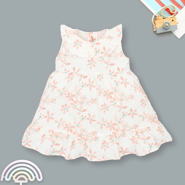 Đầm Lullaby cotton hoa cam