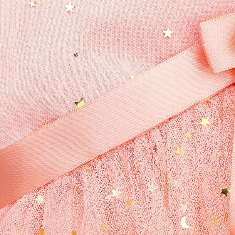 Đầm voan bé gái Rabity 953.010 màu trắng 19