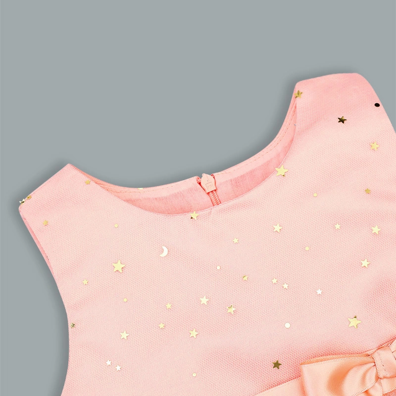 Đầm voan bé gái Rabity 953.010 màu trắng 12