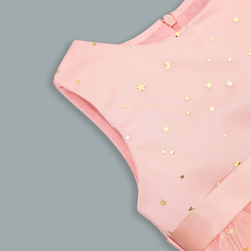 Đầm voan bé gái Rabity 953.010 màu trắng 13