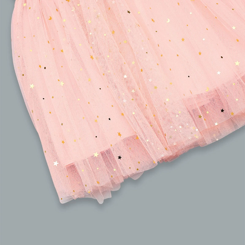 Đầm voan bé gái Rabity 953.010 màu trắng 14