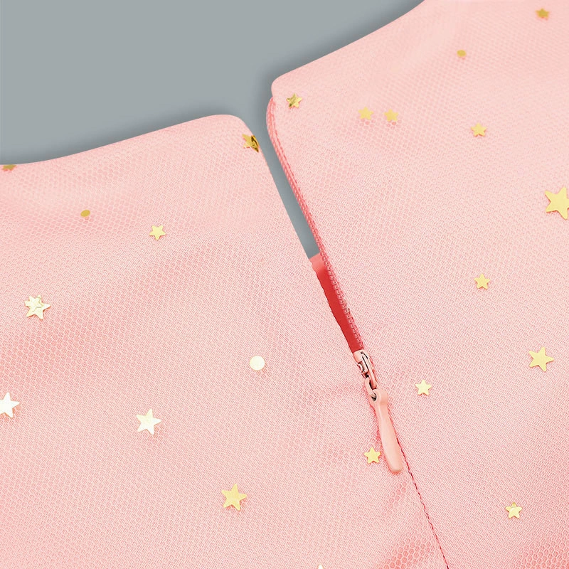 Đầm voan bé gái Rabity 953.010 màu trắng 16