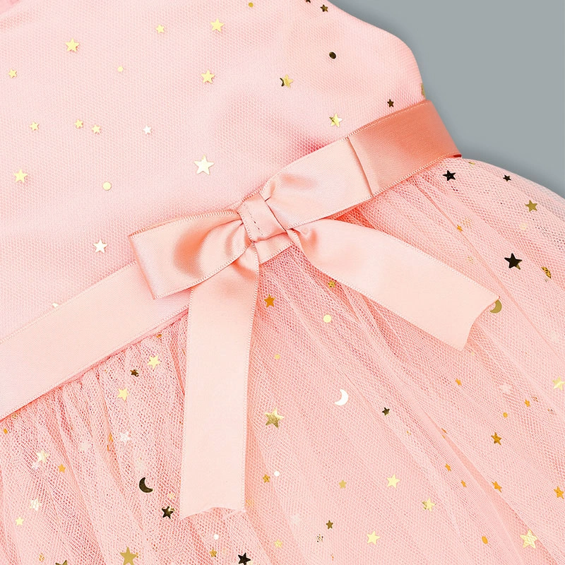 Đầm voan bé gái Rabity 953.010 màu trắng 17