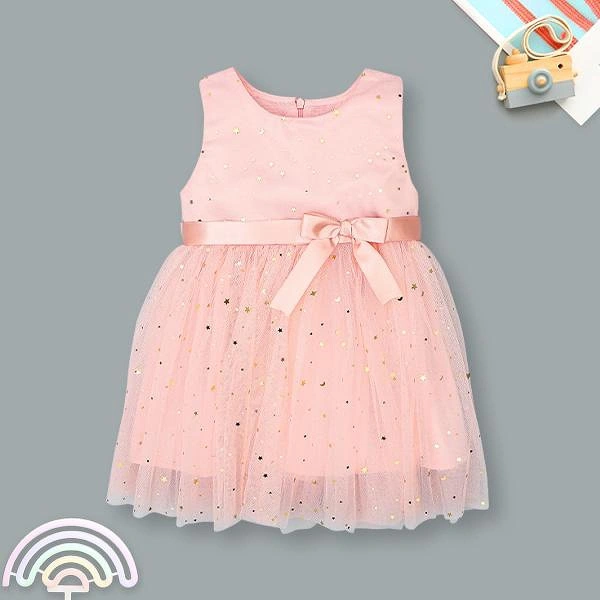 Đầm Rabity cotton hồng