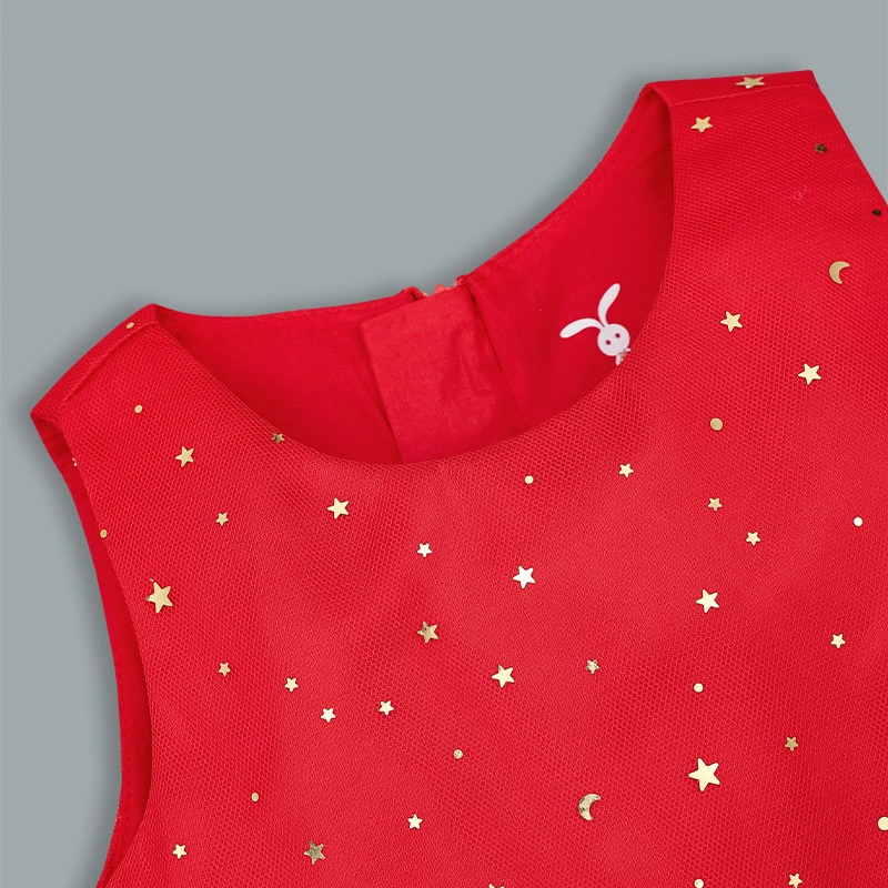 Đầm voan bé gái Rabity 953.036 màu trắng 12