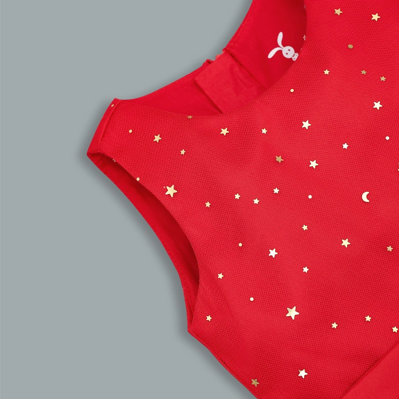 Đầm voan bé gái Rabity 953.036 màu trắng 13