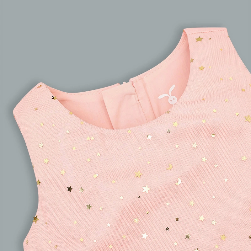 Đầm voan bé gái Rabity 953.036 màu trắng 21