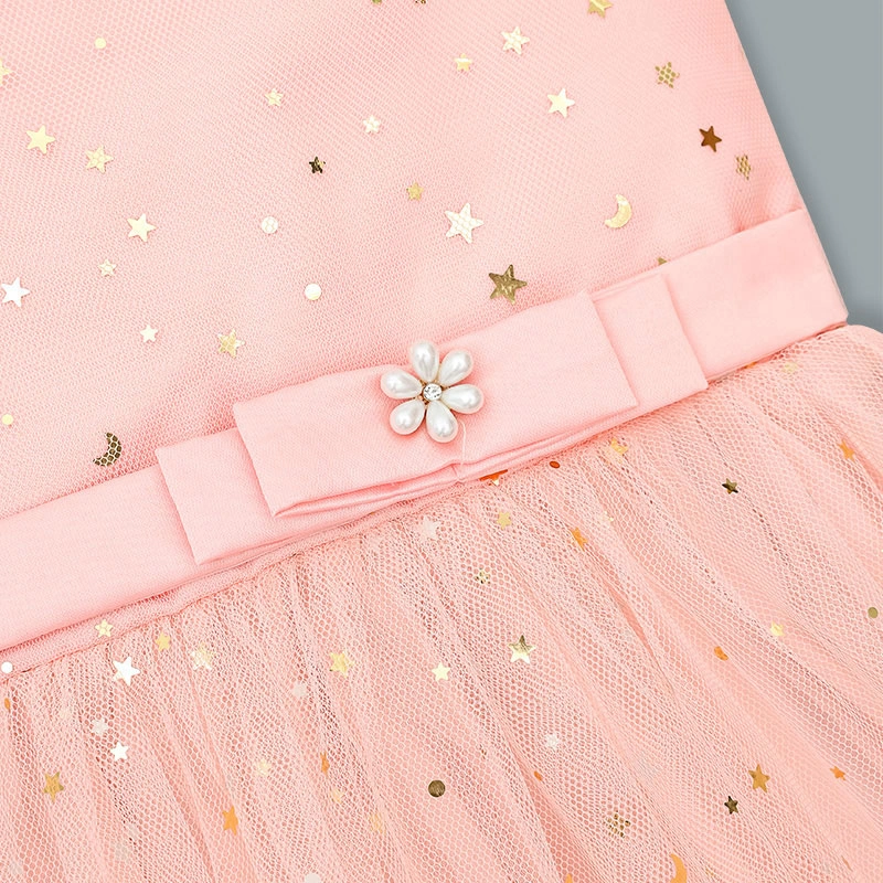 Đầm voan bé gái Rabity 953.036 màu trắng 26