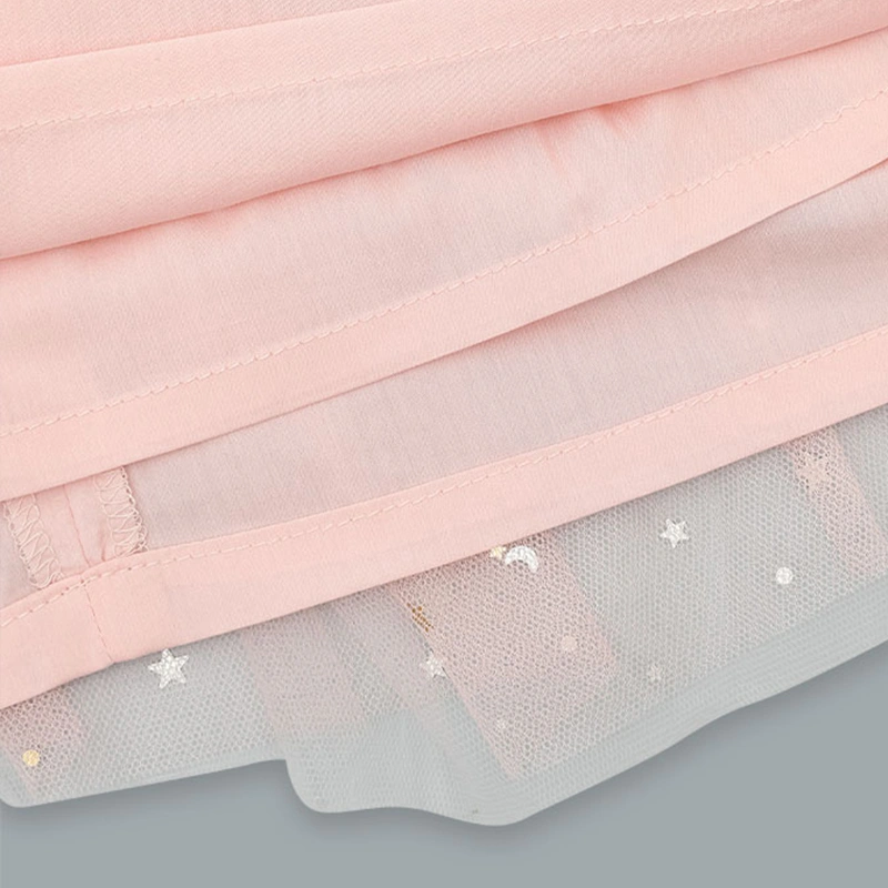 Đầm voan bé gái Rabity 953.036 màu trắng 24