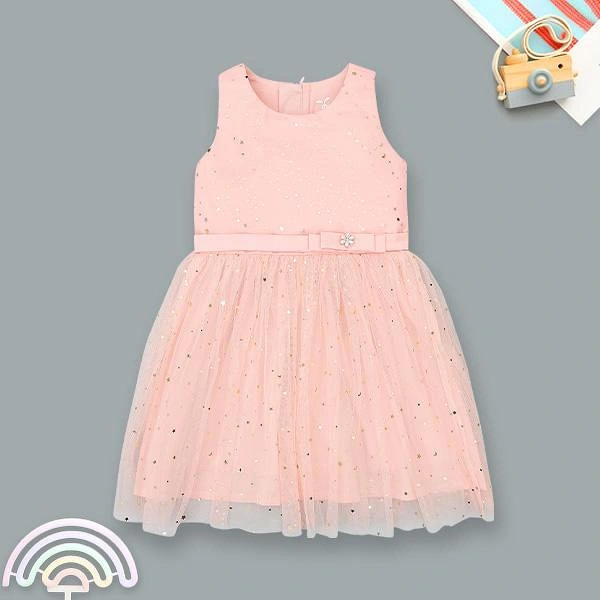 Đầm Rabity cotton hồng