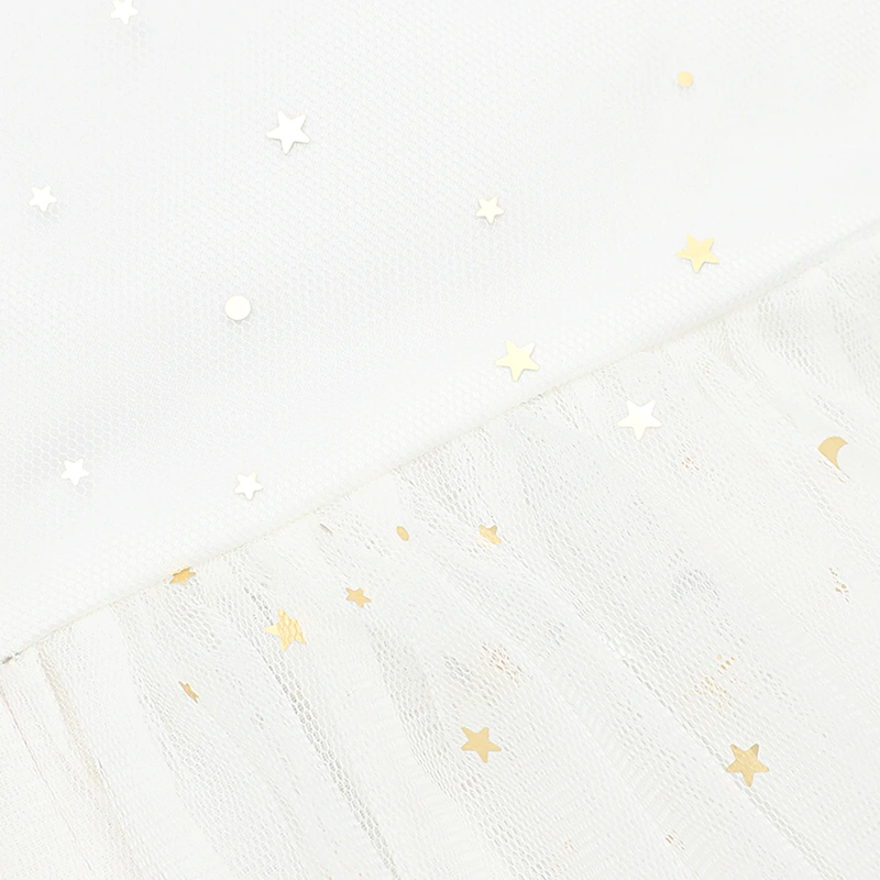 Đầm voan bé gái Rabity 953.036 màu trắng 9