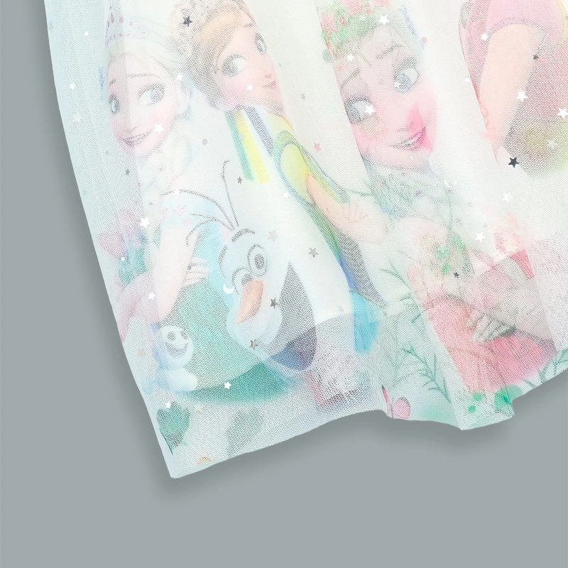 Đầm voan bé gái Rabity 553.010 màu hồng 14