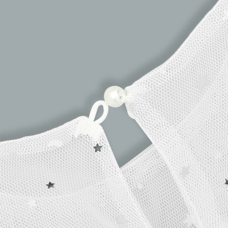 Đầm voan bé gái Rabity 553.010 màu hồng 16