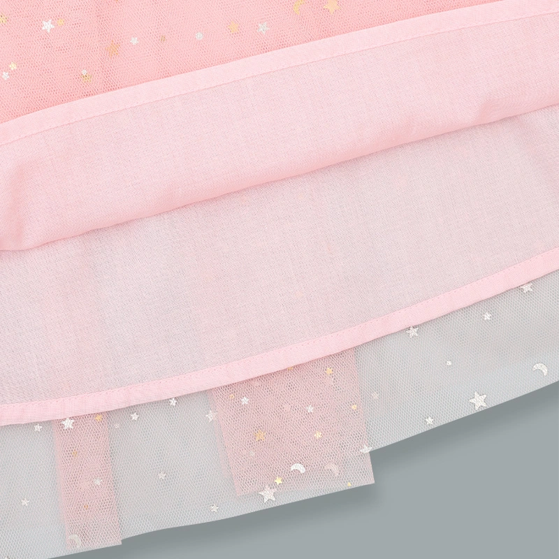 Đầm voan bé gái Rabity 953.900 màu trắng 14