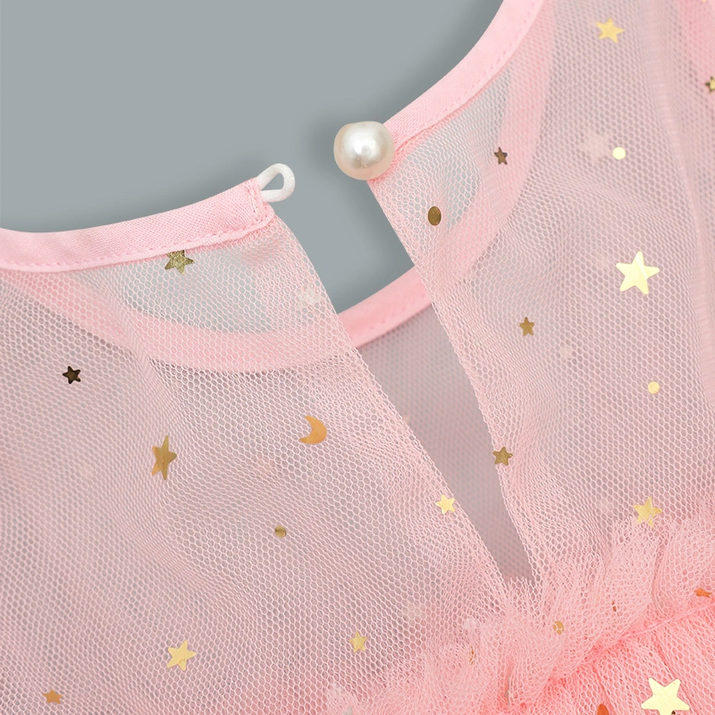 Đầm voan bé gái Rabity 953.900 màu trắng 15