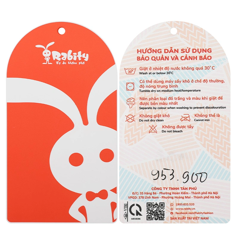 Đầm voan bé gái Rabity 953.900 màu trắng 17