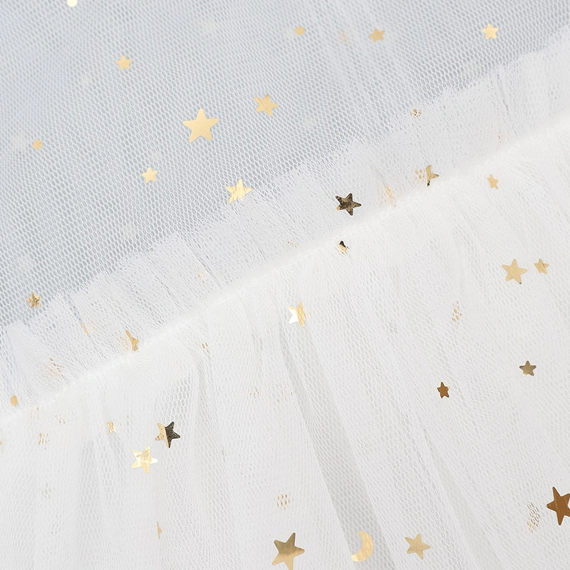 Đầm voan bé gái Rabity 953.900 màu trắng 8