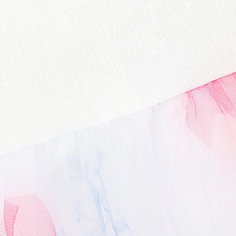 Đầm bé gái Rabity 553.008 màu trắng 10