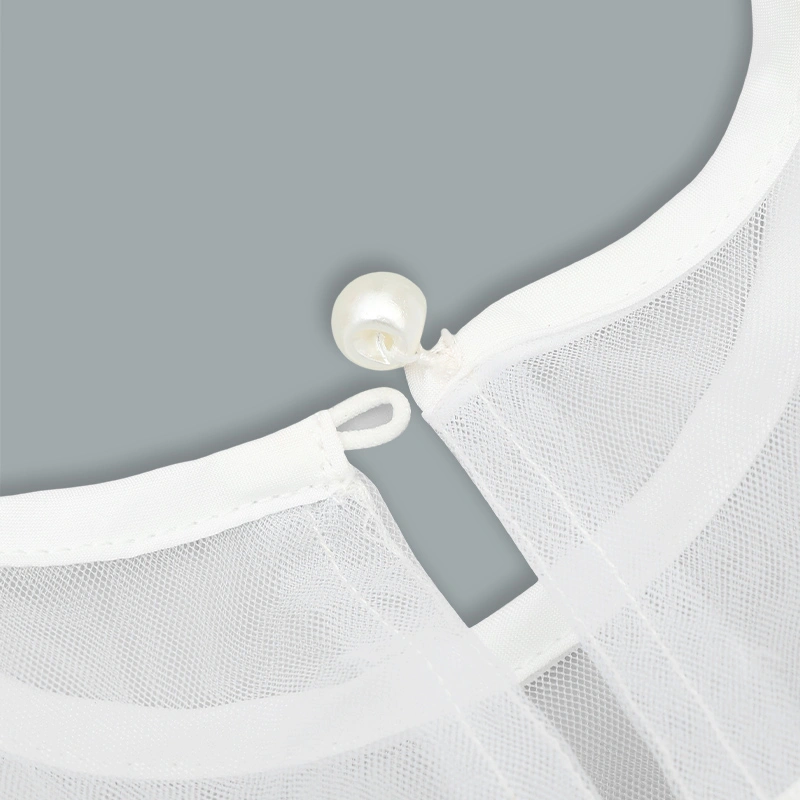 Đầm bé gái Rabity 553.008 màu trắng 7