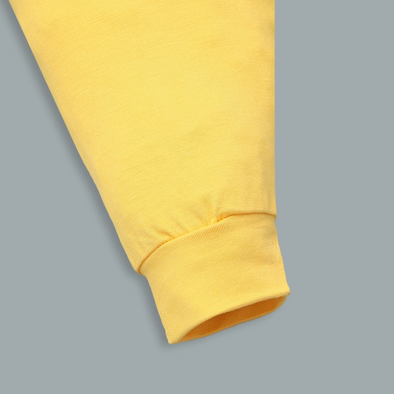 Bộ tay dài bé trai IQ Baby in voi màu vàng 11