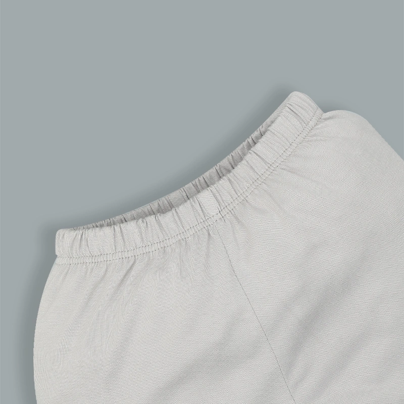 Bộ tay dài bé trai IQ Baby in thú màu xám 9