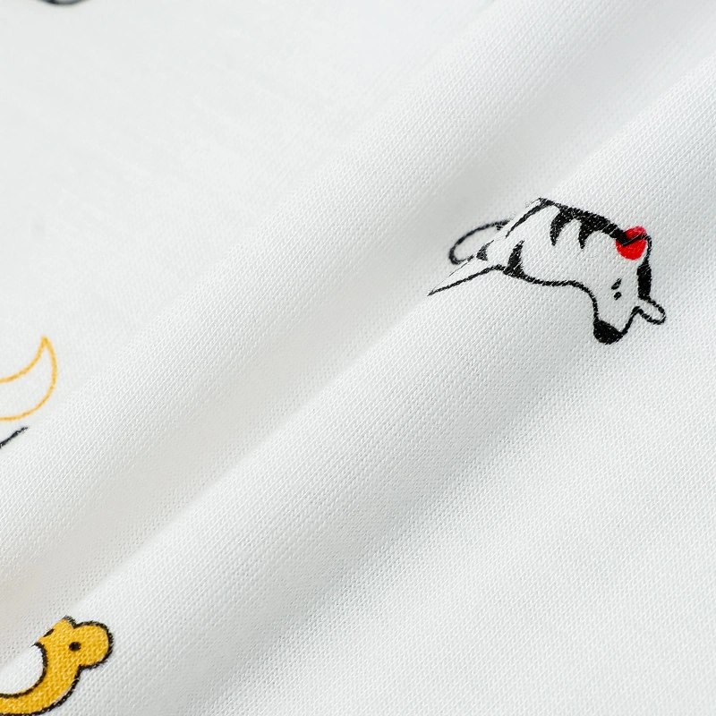 Bộ tay ngắn bé trai IQ Baby in thú màu xám 9