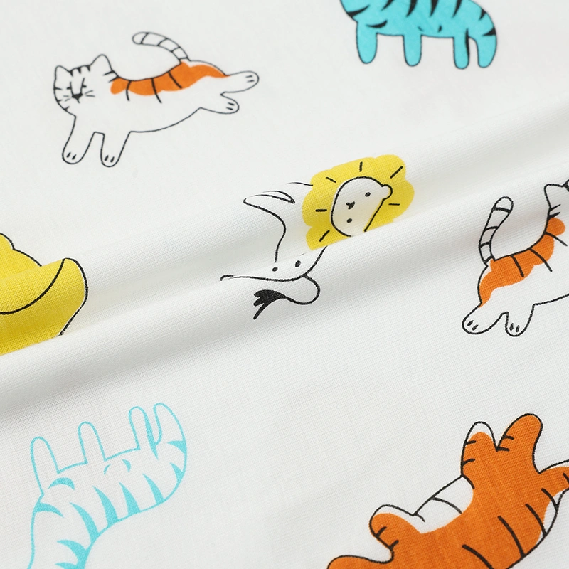 Bộ tay ngắn bé trai IQ Baby raplan in thú màu vàng 7