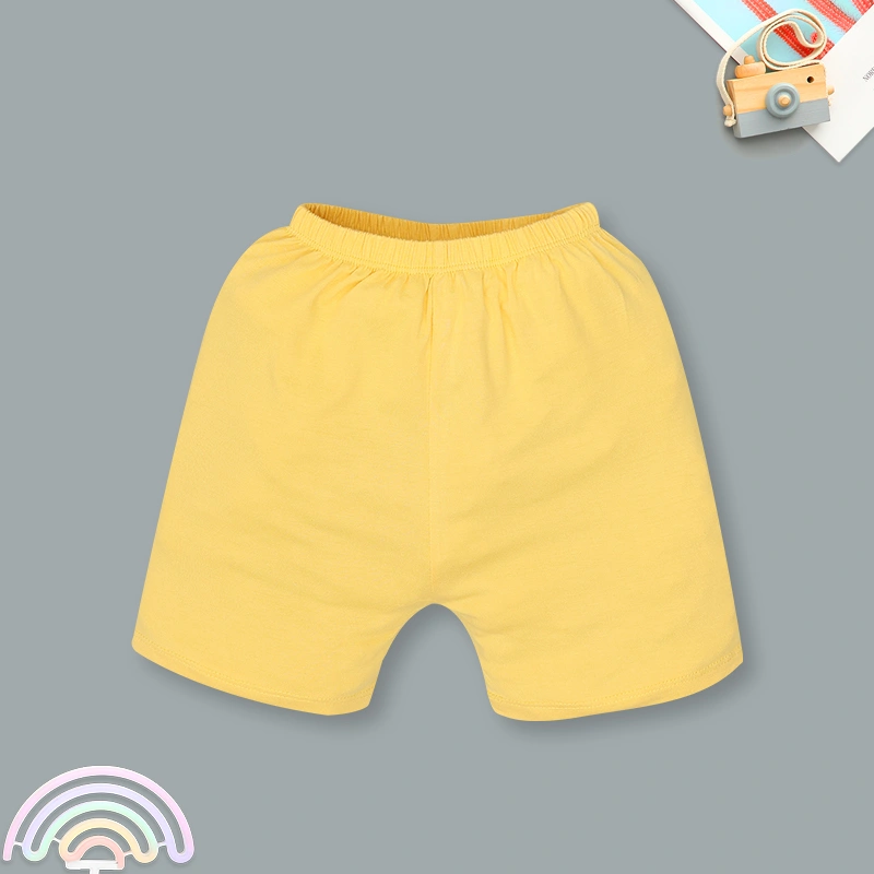 Bộ tay ngắn bé trai IQ Baby raplan in thú màu vàng 8