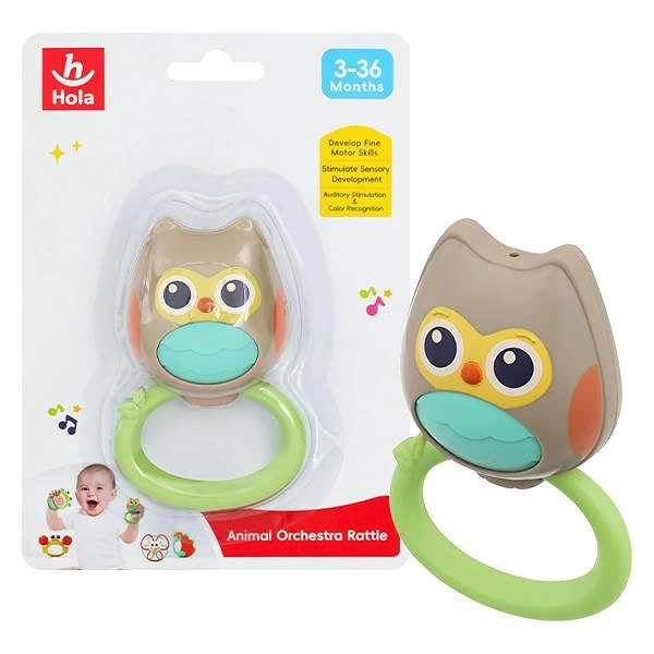 Đồ chơi lục lạc lắc tay hình Cú Mèo Hola 9168