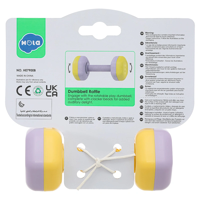 Đồ chơi lục lạc tạ cầm tay Hola 9144 (HE7900B) 3