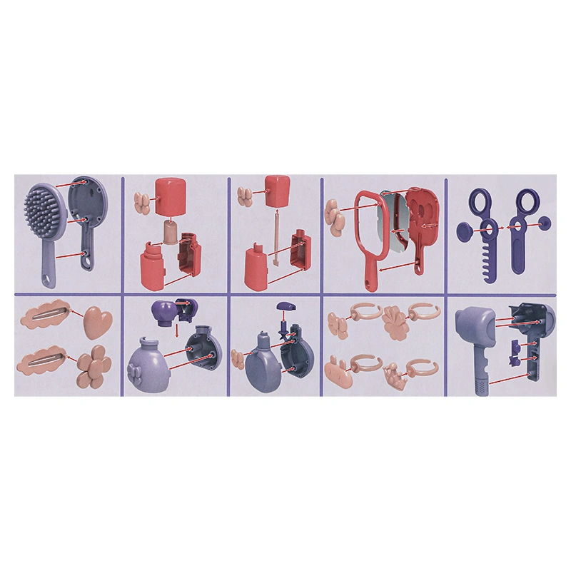 Đồ chơi balo dụng cụ trang điểm 3L 2501-3 9