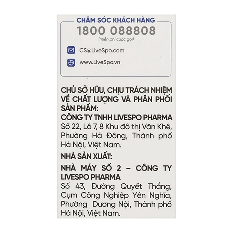 Dung dịch xịt mũi LiveSpo Navax hỗ trợ giảm nguy cơ viêm tai mũi họng cho bé chai 20 ml 10